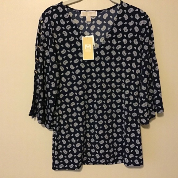 Michael Kors Tops - Navy & Blue Top Women’s Blouse / Size S /P